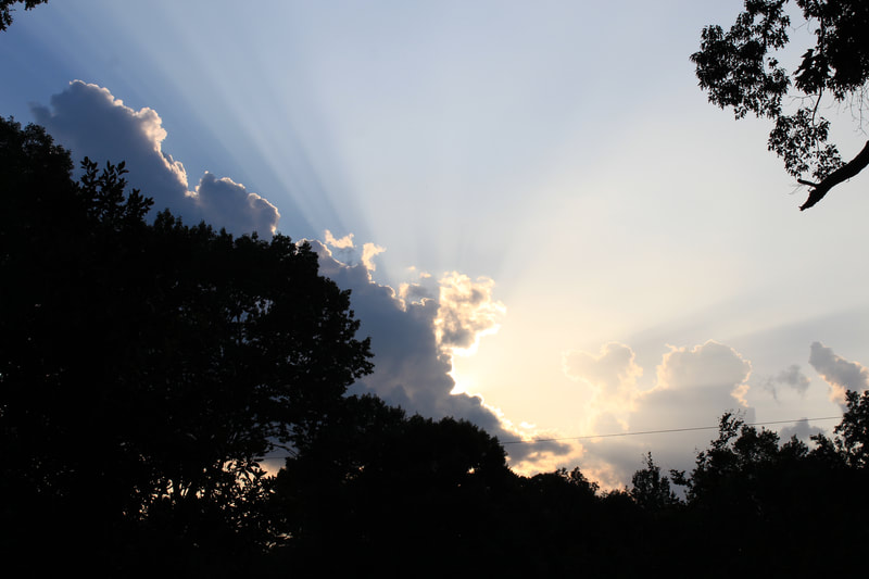 Clouds and light rays